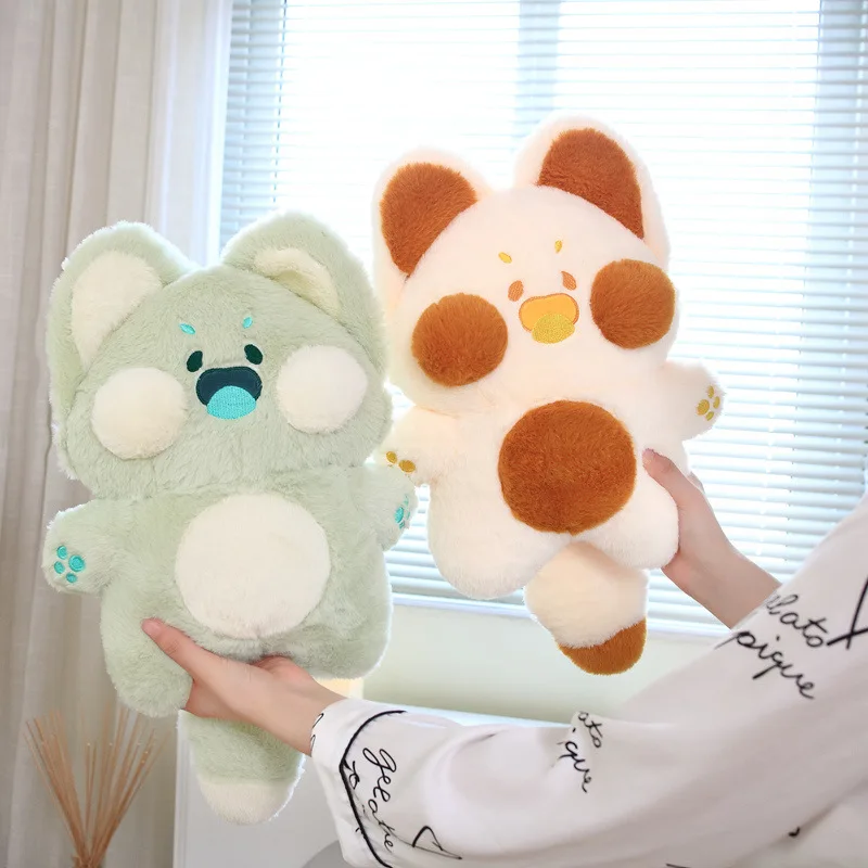 

30/40/cm Dudu Cat Doll Plush Toy Kawaii Fox Stuffed Plushie Soft Kitten Cotton Sofa Cushion Pillow For Kids Baby Girls