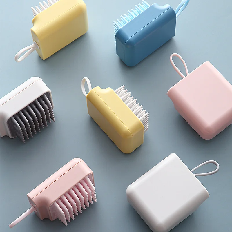 

Silicone Hair Scalp Massager Brush Shampoo Head Body Massage Brush Shower Hair Massager Brushes Bath Hair Comb Accessories