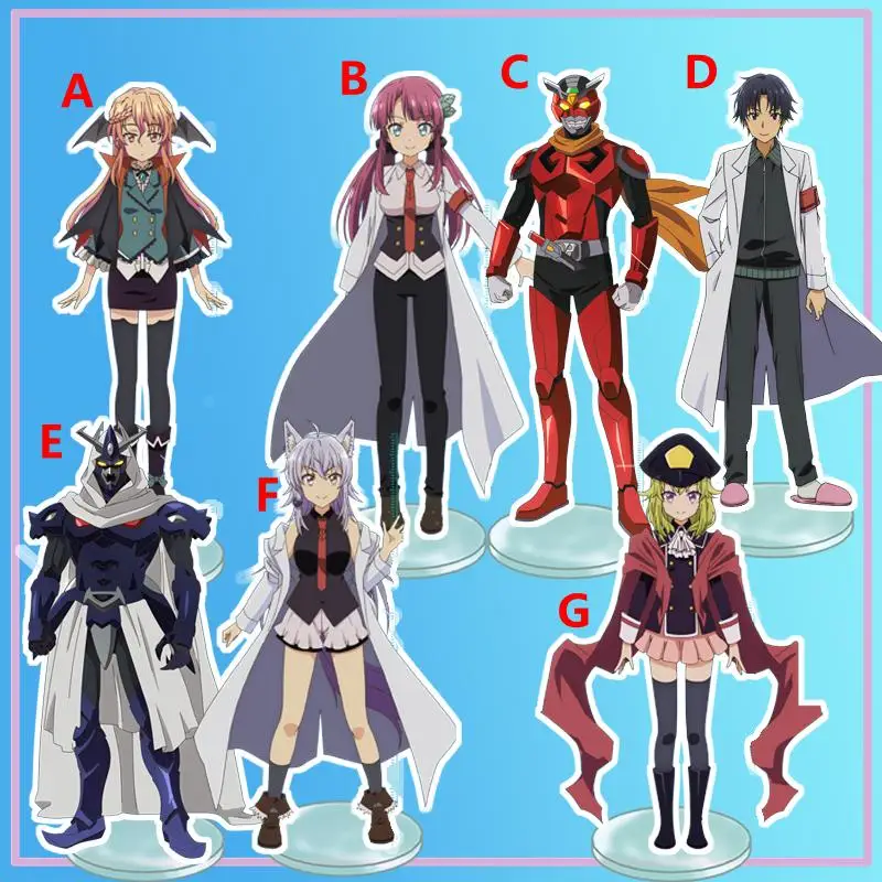 

Anime Stand Kaijin Kaihatsubu no Kuroitsu-san Kuroitsu Touka Acrylic Figure Display desktop decoration 15cm