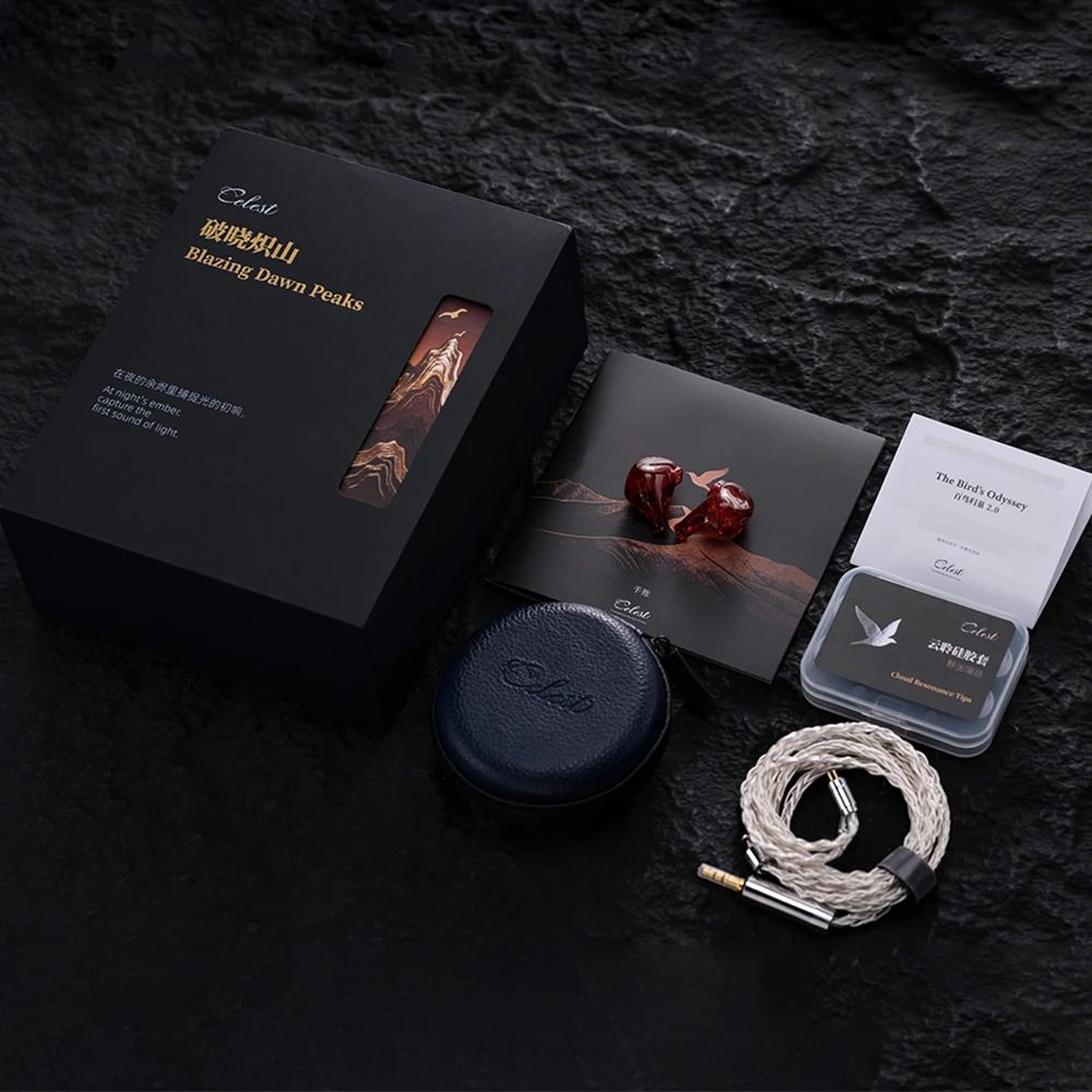Фото Наушники-мониторы Celest PhoenixCall 2.0 HiFi In-Ear Monitor (IEM) с гибридной конфигурацией 2DD 2BA 2FPD и кабелем 5N с серебряным покрытием, разъемы 3.5 мм и 4.4 мм №5