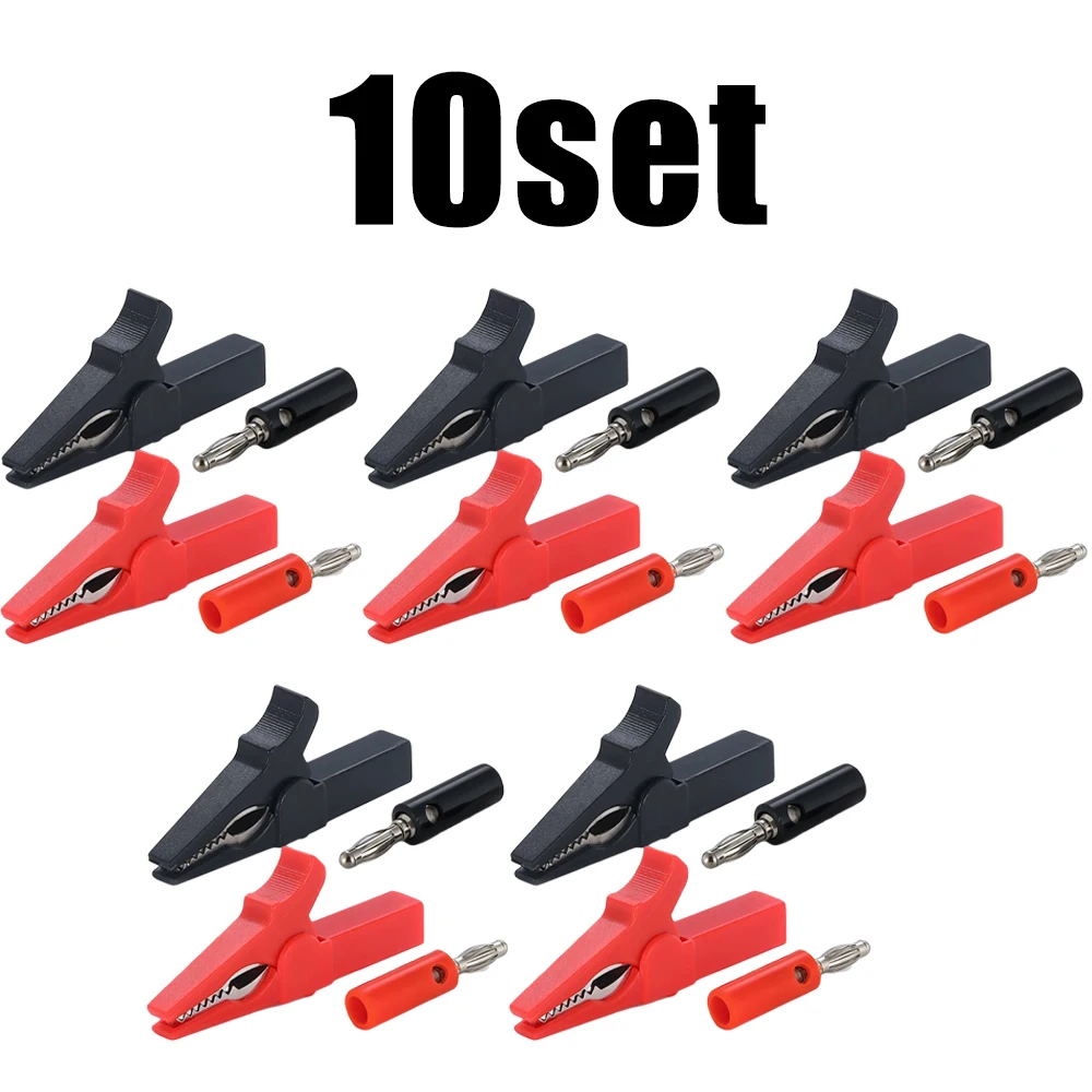 

Изолированные зажимы «крокодил» с разъемами «банан»