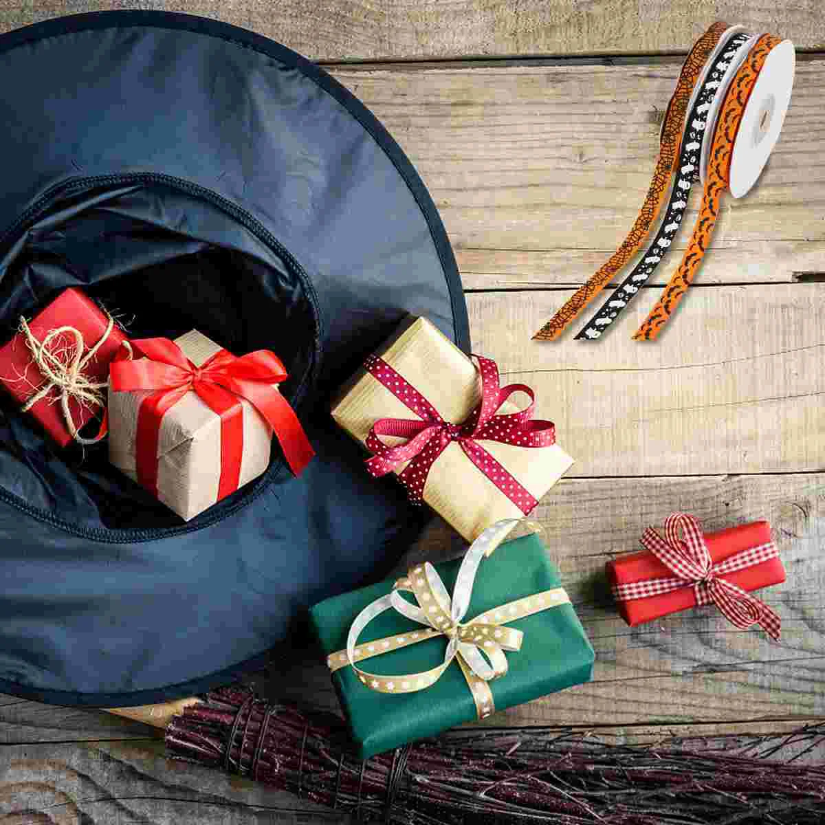 

3 Rolls Creative Decoration Ribbon Grosgrain Ribbon for DIY