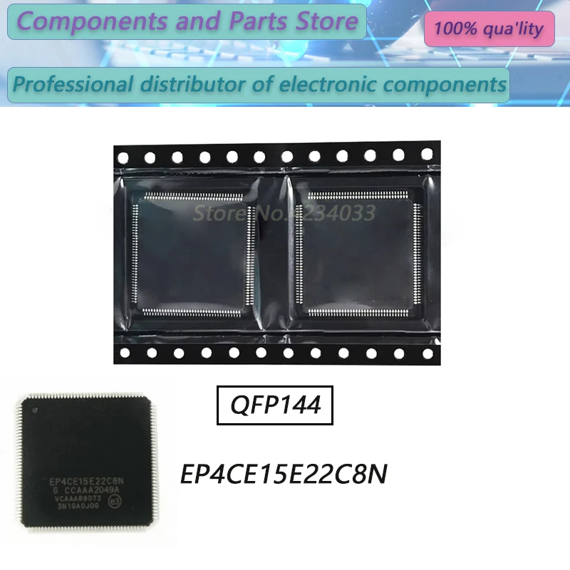 1 шт., EP4CE15E22C8N EP4CE15E22 EP4CE15 QFP144, новый оригинальный запас