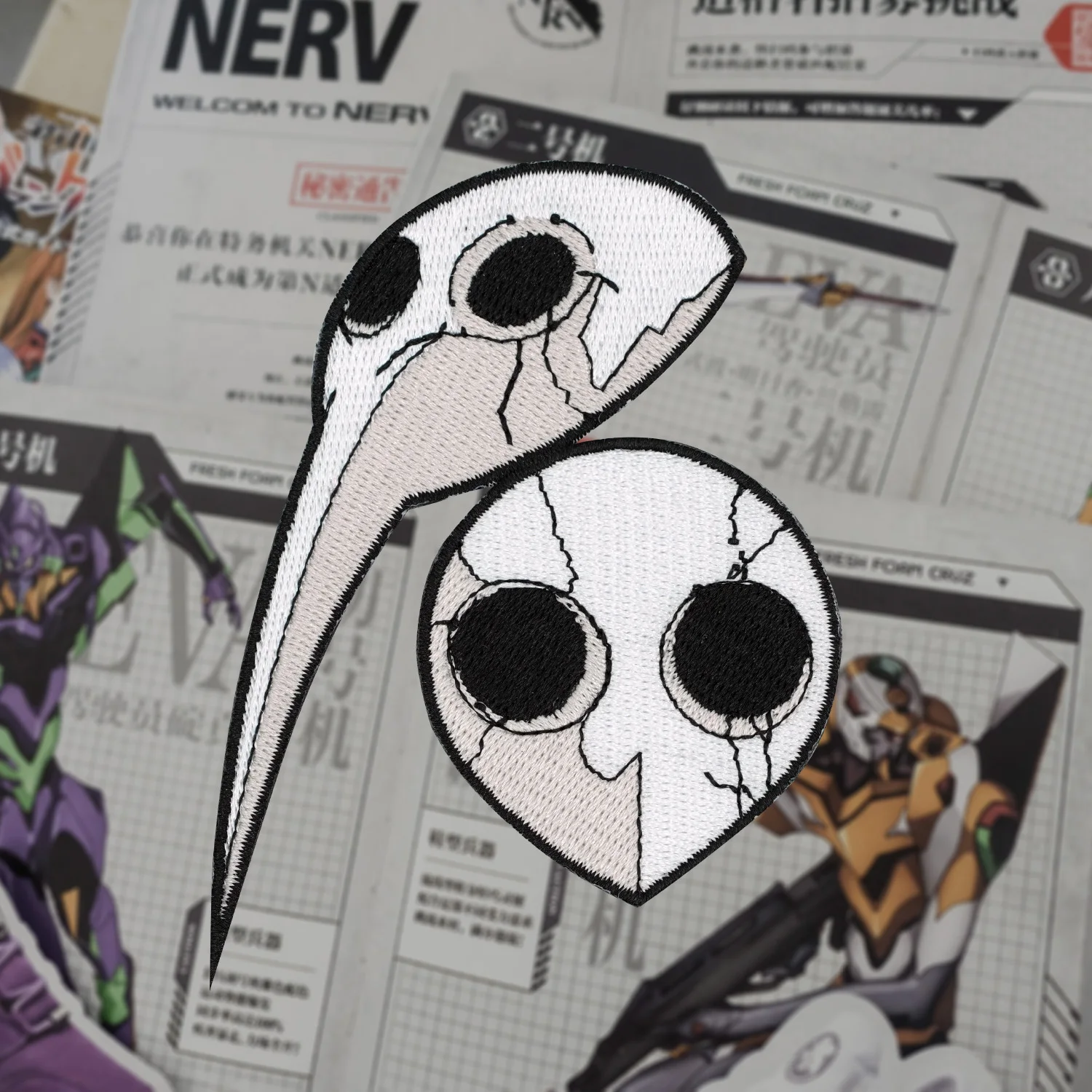 

Third Angel Sakiel Patch Evangelion-Peripheral Embroidery Patch Fashion Decoration Anime Fans Gift