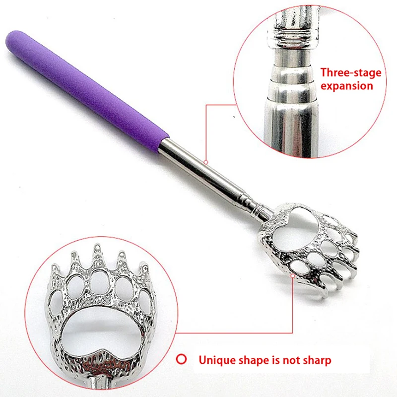 

Back Scratcher Telescopic Scratching Backscratcher Massager Back Scraper Extendable Telescoping Itch Health Products Hackle