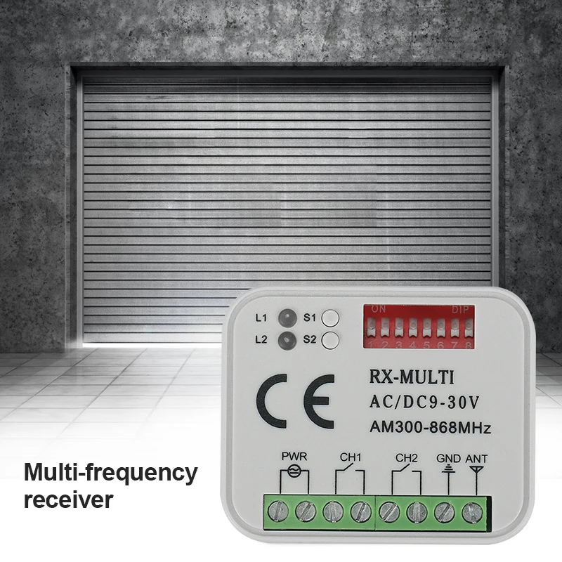 

433MHz AC 110V 220V Wireless RF Remote Control Switch 1CH Relay Receiver With Transmitter For Smart Intelligent Home