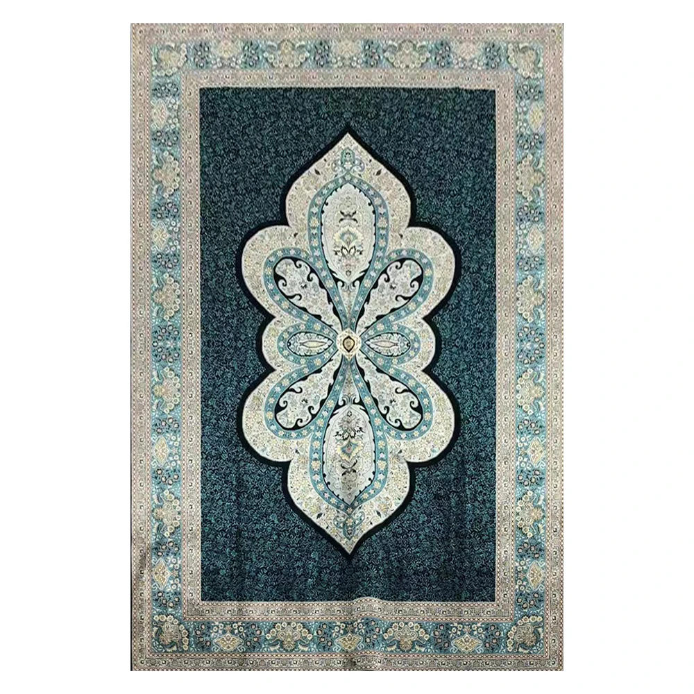 

Silk Carpet Handmade Turkish Rugs Oriental Silk Rug For Parlor Carpets Size 6'X9'