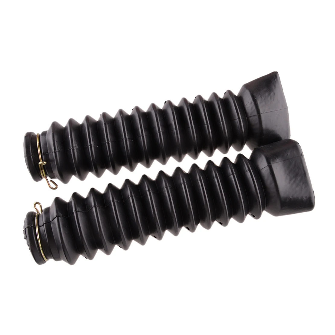

2Pcs Universal Front Left Right Fork Gaiter Dust Cover Shock Absorber Black for Off Road Motor-cross Motorcycle High Quality