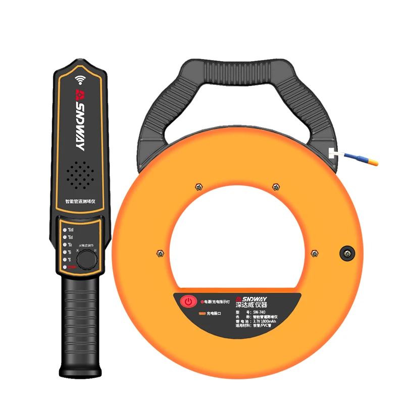 Затыкающее устройство 20 м глубокий электрик детектор трубопровода износ