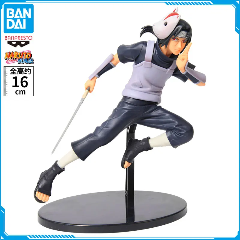 

Bandai Uzumaki Naruto Action Anime Figures PVC shadows Itachi Statue Collectible Toys