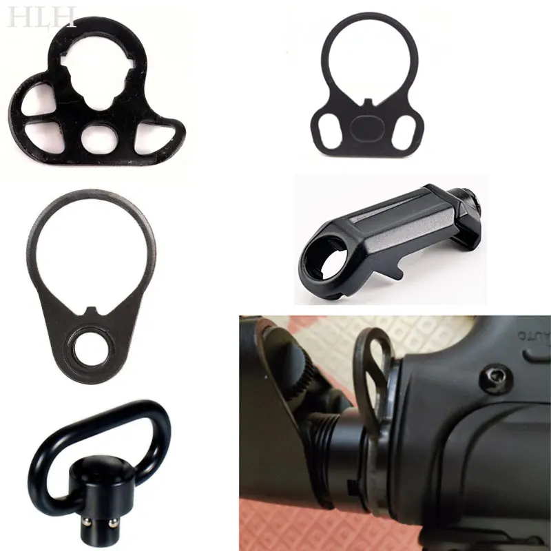 

Tactical Gun DD QD Sling Attachment Mount Metal AR15 M4 Mount Adapter Rail Sling Mount Airsoft Hunting Rifle Accessories