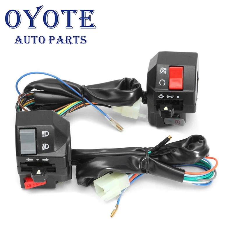 

OYOTE 22mm 7/8" Handlebar Switch Control Left Right For Yamaha XV250 Virago SRX600 FZR250 RZ250 YPVS RZ350 TZR250 RD250