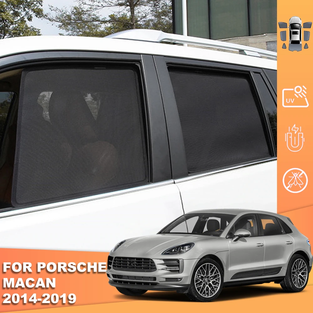 Для Porsche Macan 2014-2019 магнитный автомобильный солнцезащитный козырек лобовое стекло