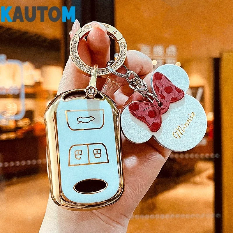 

High-End Car Key Protection Case Use For Old Chery Tiggo8 Tiggo7 5x Arrizo Gxe