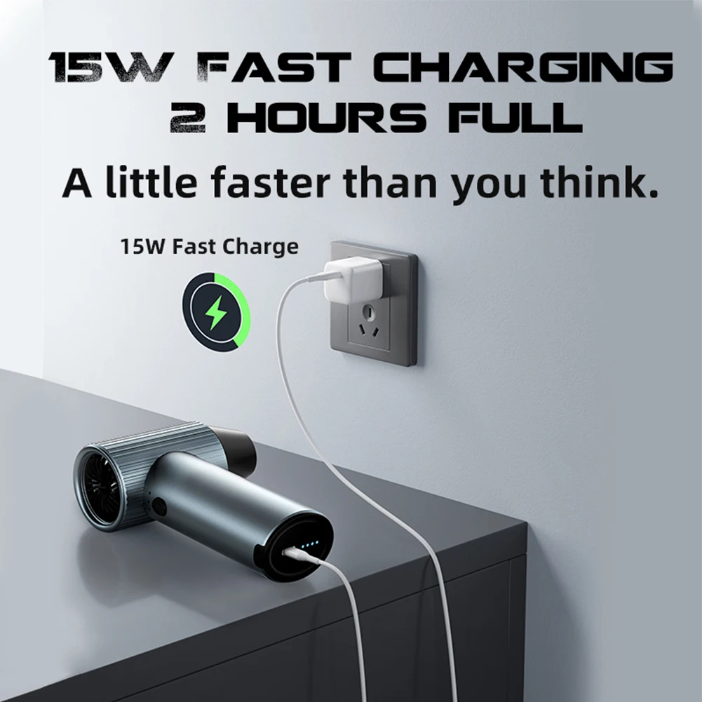 X7 Турбовентилятор Мини-турбореактивный вентилятор Violent Turbofan USB Перезаряжаемый 40