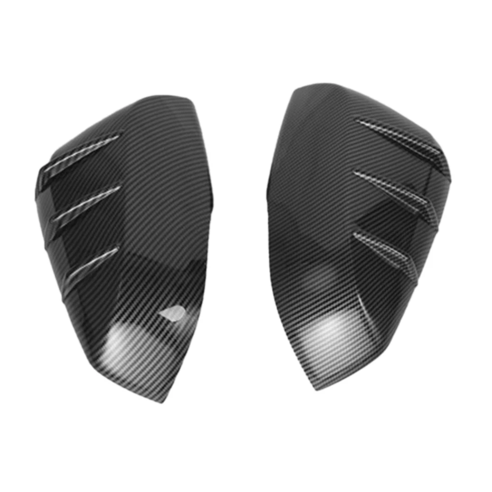 

For Toyota Corolla Cross 2021 2022 Side Door Rearview Mirror Cover Trim Sticker Styling Carbon Fiber
