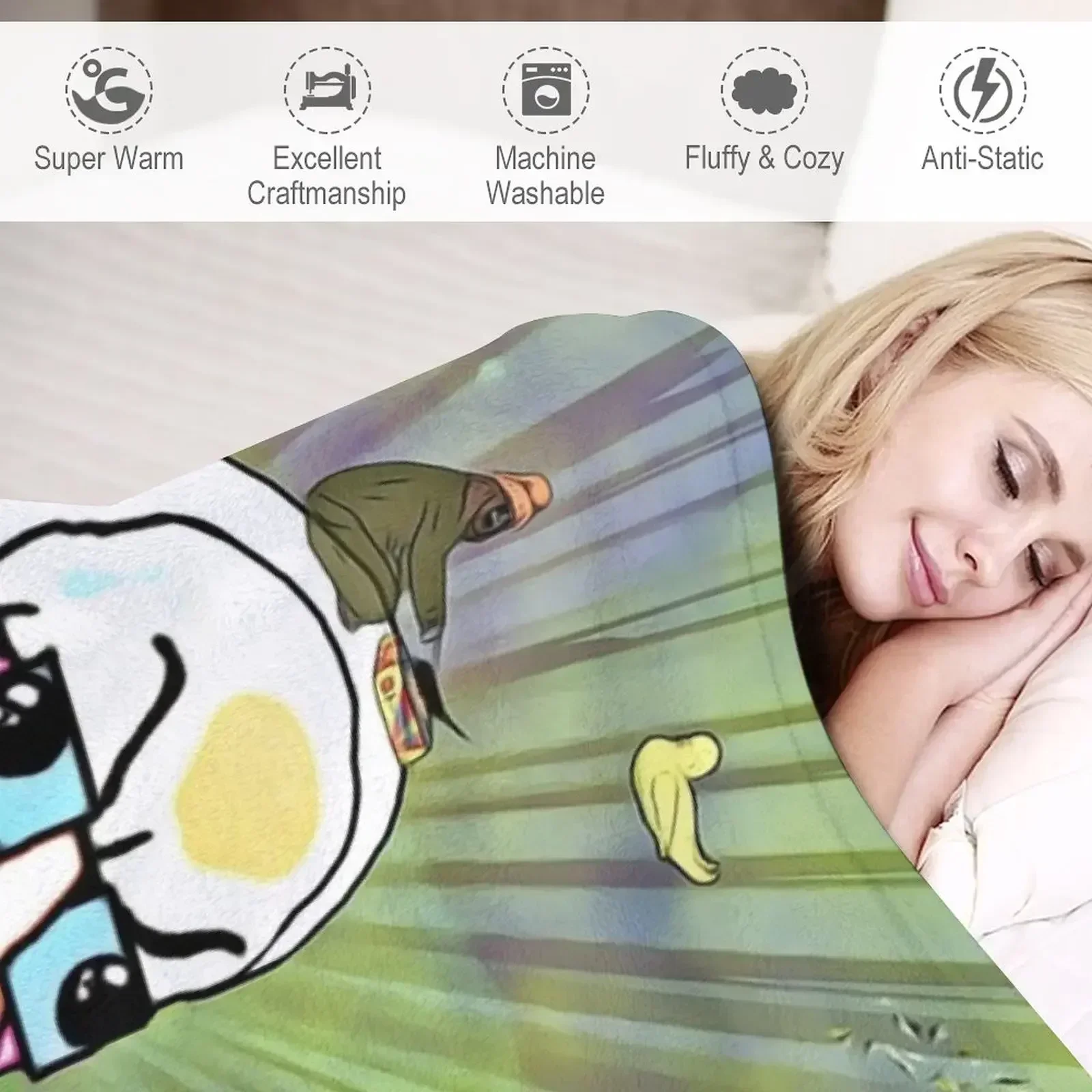 Trippa Snippa Universe The Big Lez Show Пледы для дивана кровати Роскошные полярные одеяла