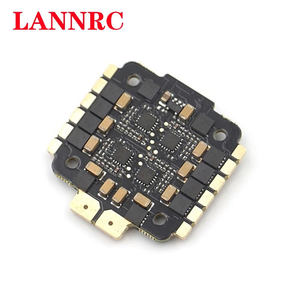 

LANNRC BLHeli_S Mini 30A 4in1 Brushless ESC Support BLHeli-S/DSHOT600 2-6S 20x20mm/M2 for RC FPV Racing Drone parts