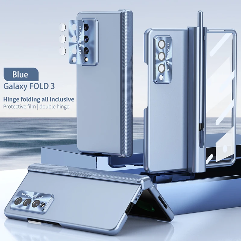 

Защитный чехол для Samsung Galaxy Z, Складывающийся на 4 петли защитный чехол для телефона, Складывающийся на 2 петли, Магнитный чехол с S-образной крышкой для объектива