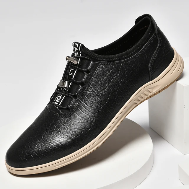 Men Genuine Leather Casual Shoes 