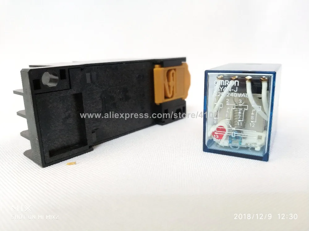 5 Pieces Top Quality MY4N-J MY4NJ intermediate relay 220V/24V AC with good quality Socket Base Other Voltage in Large Stock