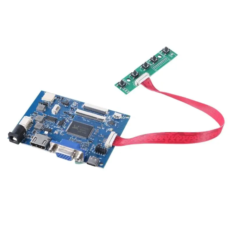 Фото 50-контактный TTL 40-контактный LVDS плата драйвера ЖК-экрана ЖК-дисплей в сборе 1024X600 комбинированный контроллер драйвера №1