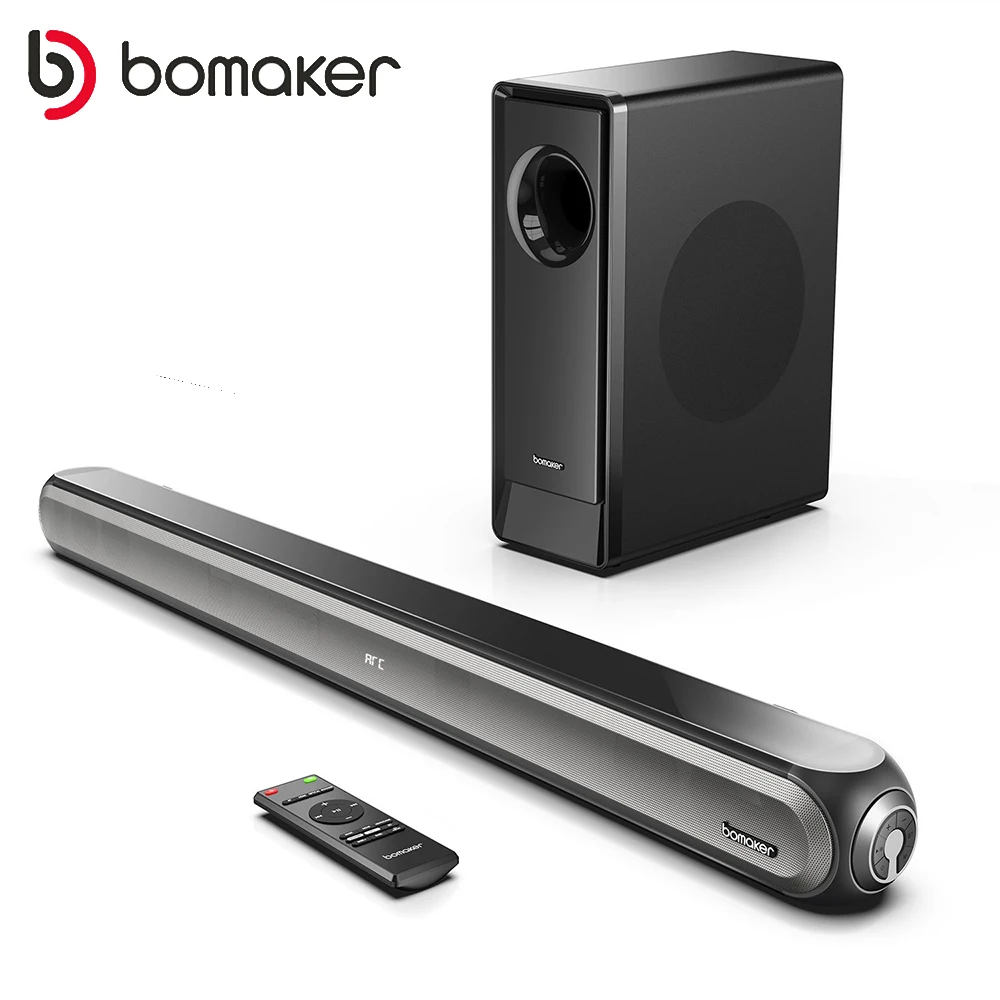 Звуковая панель BOMAKER 2.1ch для телевизора динамик кинотеатра домашнего Bluetooth Dolby 3D