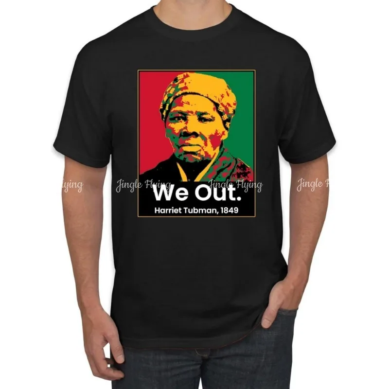 Мужская футболка Harriet Tubman Malcolm X с графическим принтом черная дизайном Pride 100%