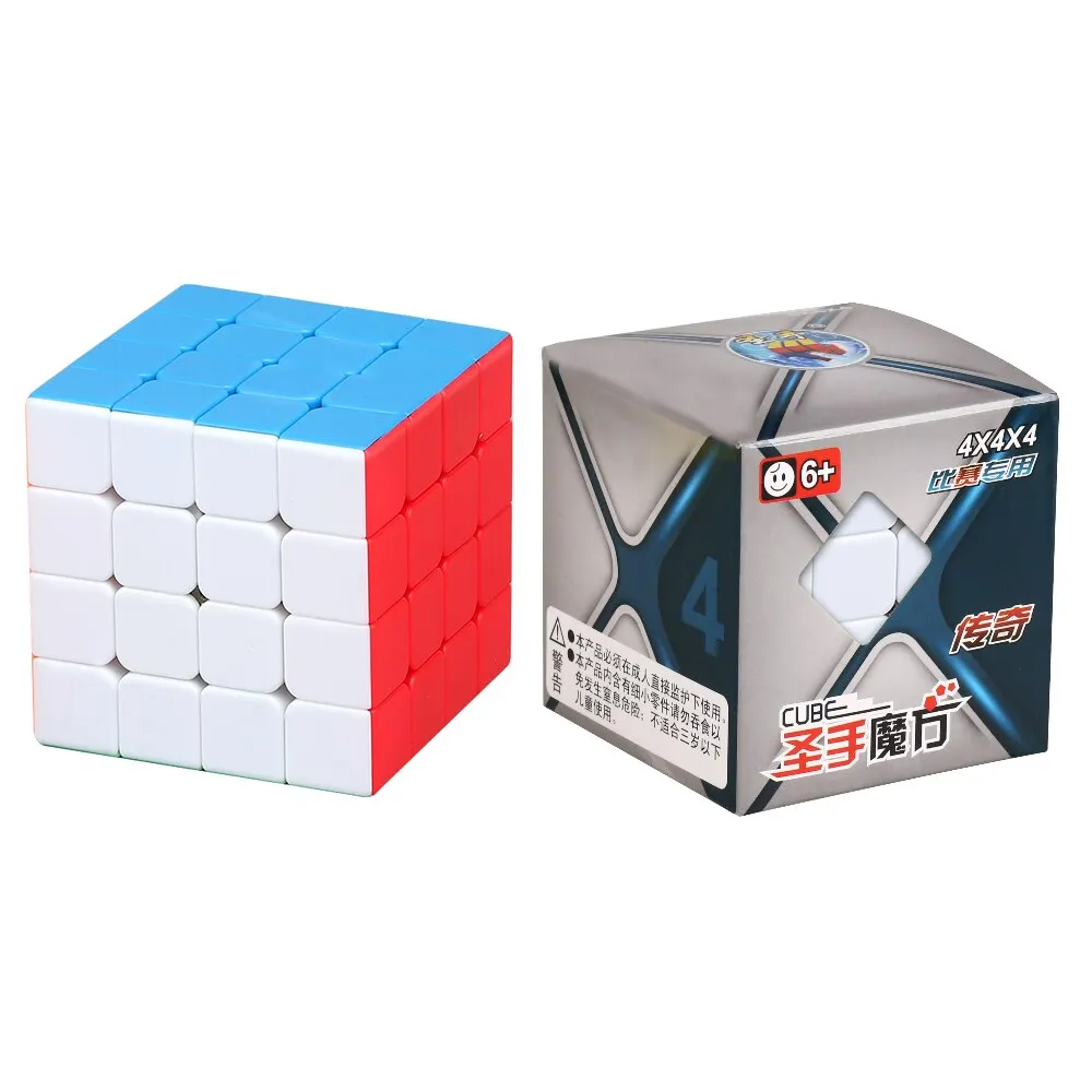 SENGSO Speed Cube 4x4 Legend Series Волшебный куб без наклеек Профессия Головоломка
