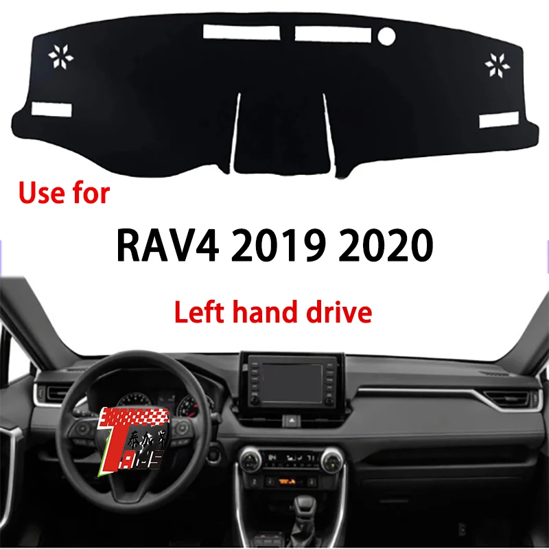 

TAIJS Factory non reflective New Arrival Polyester Fibre Car Dashboard Cover For TOYOTA RAV4 2019 2020 Left hand drive