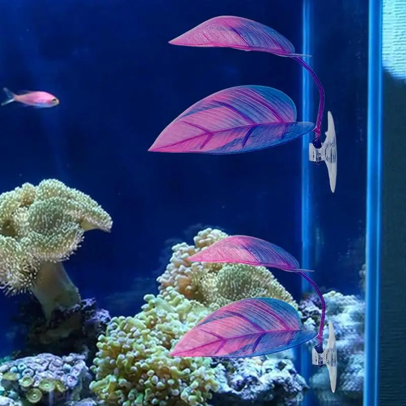 Подставка для рыбы Betta аквариумные листья растения украшение декоративное