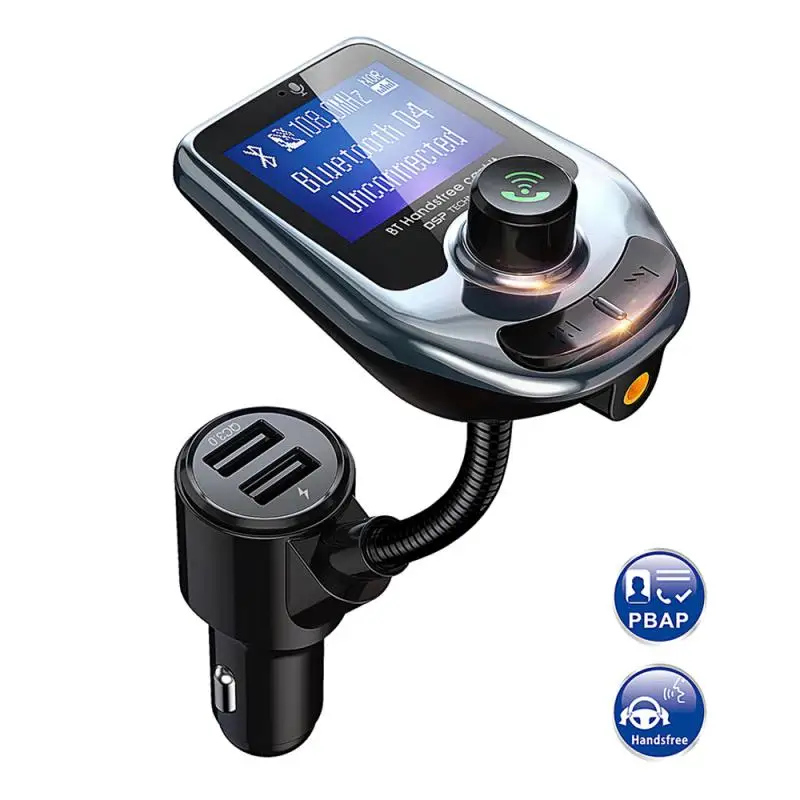 

Car Bluetooth Handsfree MP3 Bluetooth 5.0FM Transmitter Music Player QC3.0 Fast Charging Of Bluetooth 5.0MP3 Music Player