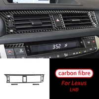 for toyota lexus ct200h 2011 2017 real carbon fiber center air vent sticker trim car interior accessories car interior supplies