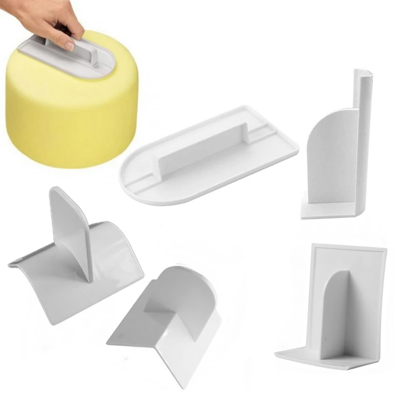 Пластиковый ровный полировщик для тортов инструменты плоские украшения шпатели