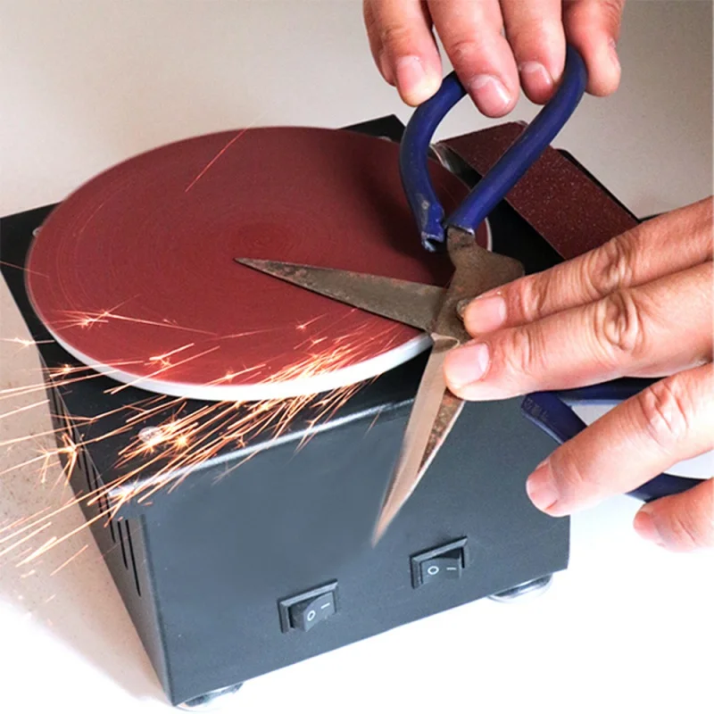 

2022Hot Bench Belt Disc Sander Sanding Roller Electric Edge Sharpener Grinding Machine for Wood Metal Acrylic Benchtop Polishing