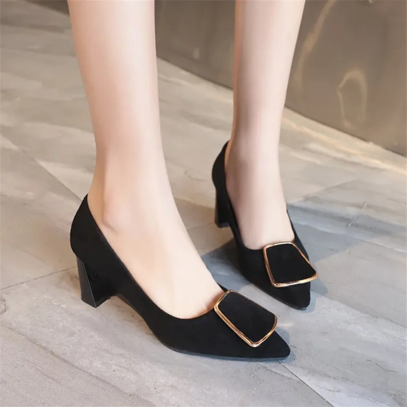 

New style Women Comforty New Style Pumps Shoes Women Fashion Shoes Hight Heel Pointed Toe Pumps Office Not-Slip Lady Shoes