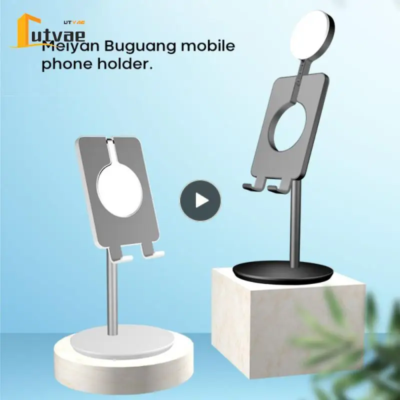 

Folding Telephone For Iphone Ipad Bracket Silicone Mobile Phone Stand Rotated Portable Desk Table Cell Extend Support