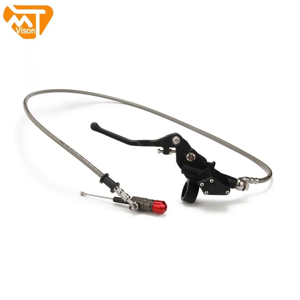 

Motorcycle 1200MM Hydraulic Foldable Clutch Levers Master Slave Cylinder For Dirt Bike 125cc 140cc 250cc