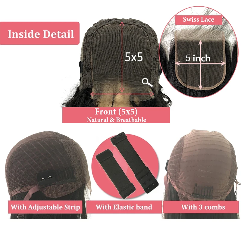 Парик Addbeauty Bob парики из человеческих волос на сетке спереди прямые 4x4 5x5 13x 4 парик