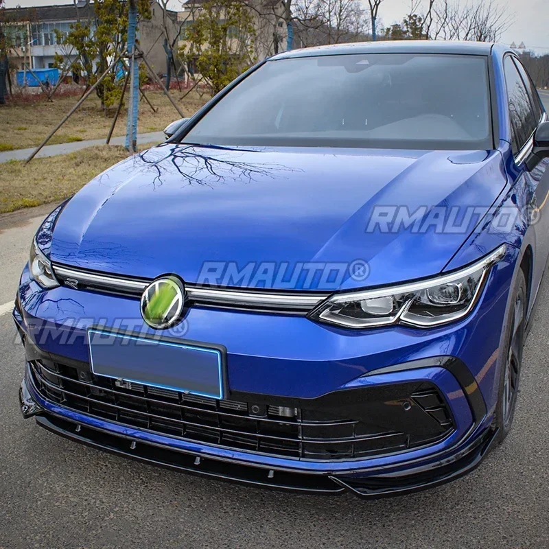Для VW Golf MK8 Pro GTI R-Line 2021-2024 комплект кузова спойлер переднего бампера вид из