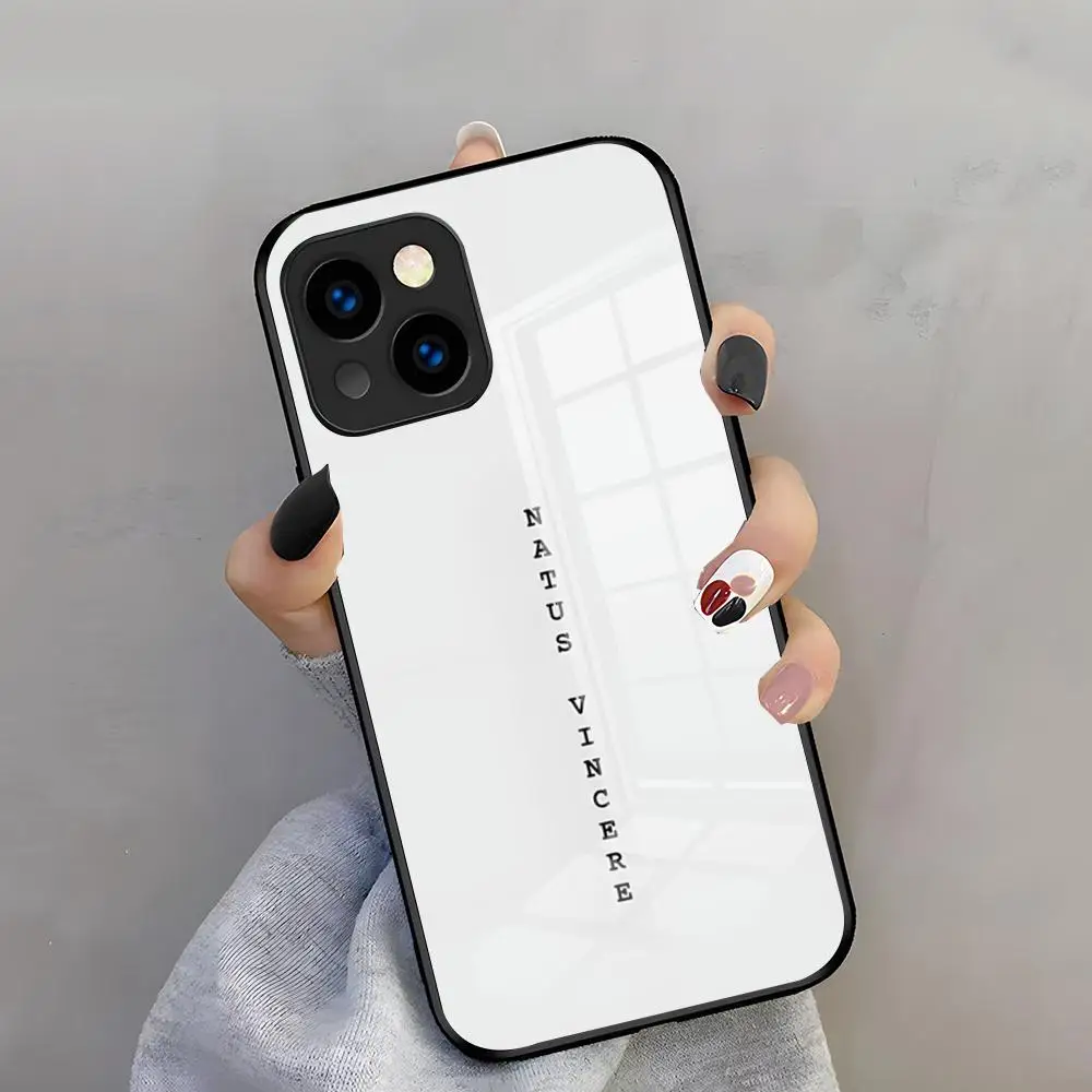 Фото Противоударный стеклянный чехол N-Natus V-Vincere для игровых смартфонов iPhone 17 Pro Max, 15 Pro, 16, 14 Plus, 12, 13 Mini, 11 Pro №3