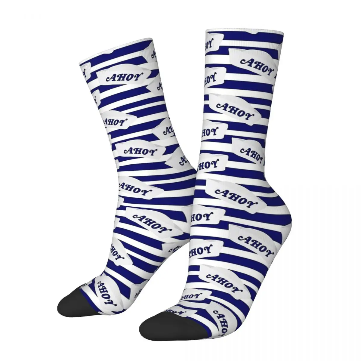 

Hip Hop Vintage Eleven Slurpee AHOY Friends Crazy Men's Socks Unisex Stranger things Harajuku Seamless Printed Crew Sock Gift