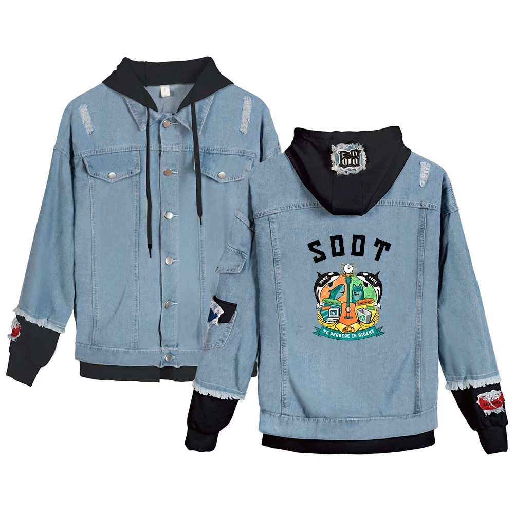 

2022 hoodies For Men/Women Streetwear Men's Denim top Wilbur Soot Denim Jean Stitching Jacket Wilbur Soot Coat Harajuku jeans