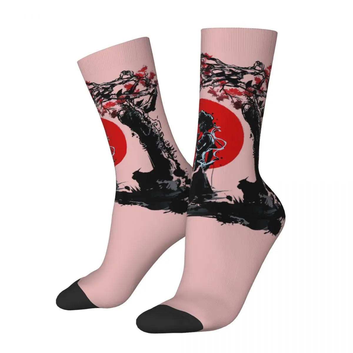 Носки мужские компрессионные в стиле ретро под солнцем