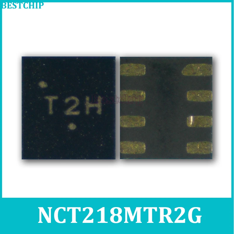 10-30Pcs/Lot 100% New NCT218MTR2G NCT218 T2Y T2F T2H T2U QFN-8 Chipset Temperature control chip temperature sensor