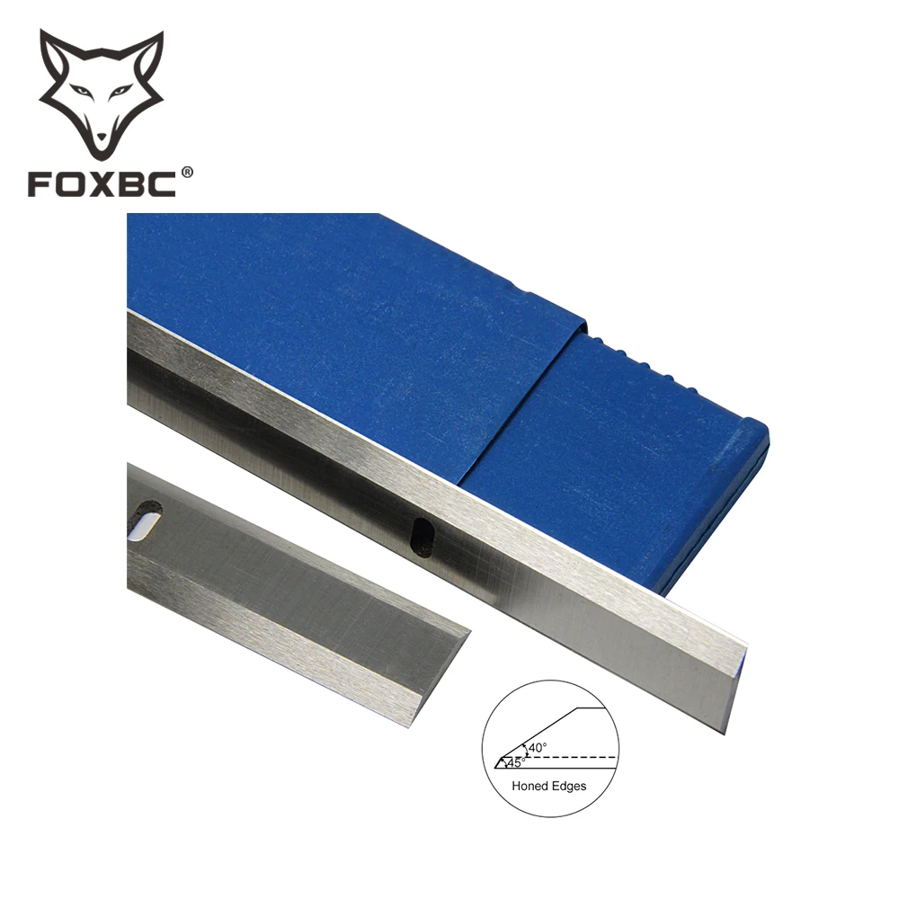 Фото Строгальные лезвия FOXBC 319 мм W18 из быстрорежущей стали для Ryobi ETP1531AK AP13, GMC TP2000, струйный строгальный станок 319x мм, нож №3
