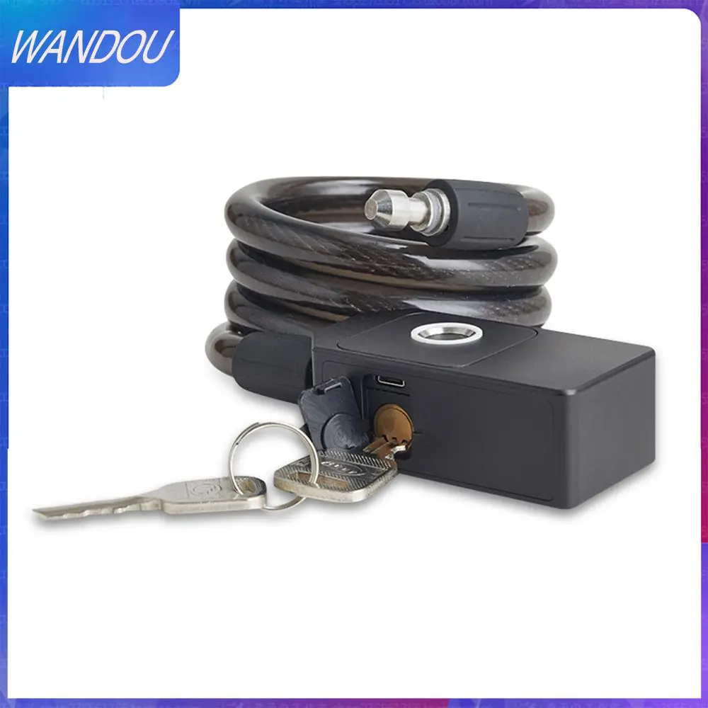 

Bike Accessories Smart Stainless Steel Chain Fingerprint Unlock Anti-theft Waterproof Stainless-steel Lock Chain