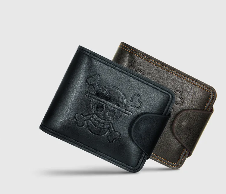 

Короткий кошелек для мелочи для мужчин, маленький бумажник с рисунком черепа и мини-кредитницей, мужской кошелек с кармашком и магнитной за...