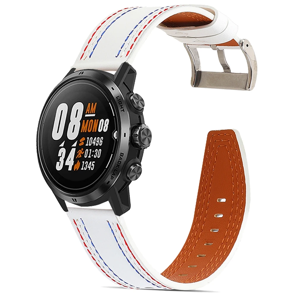 

Band for COROS APEX Pro/APEX 46mm 42mm Watchband ремешок for COROS PACE 2 Leather Wrist Strap Bracelet Correa Bracelet 20mm 22mm