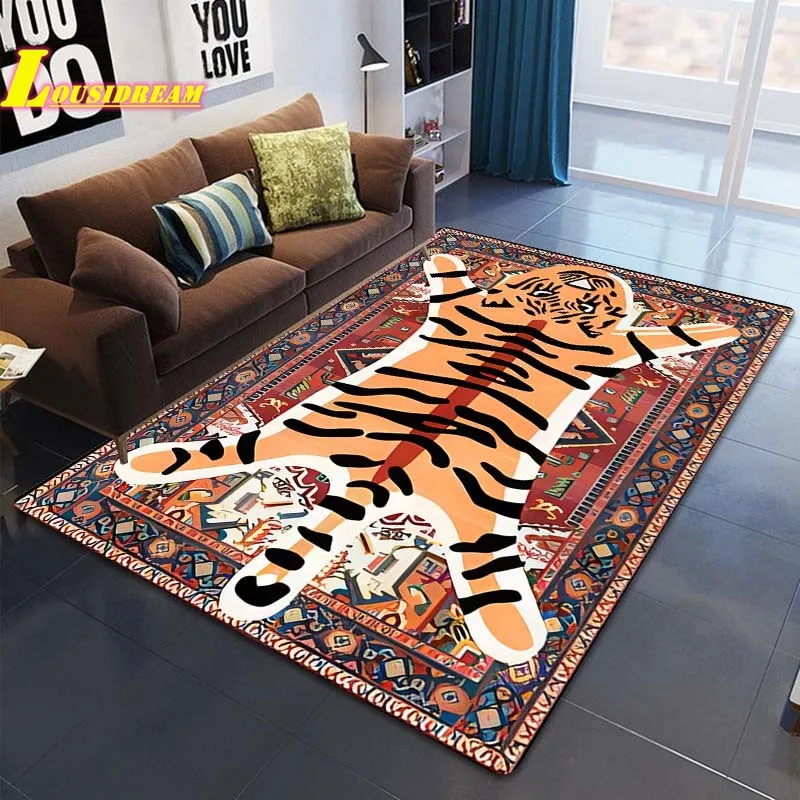 

Children's rugs Cartoon rugs Animal rugs Decorative rugs Non-slip rugs Children's room play decorative mat Photography prop